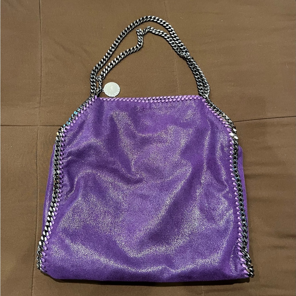 Stella McCartney Falabella Purple Chain-Trimmed Women's Bag NWT